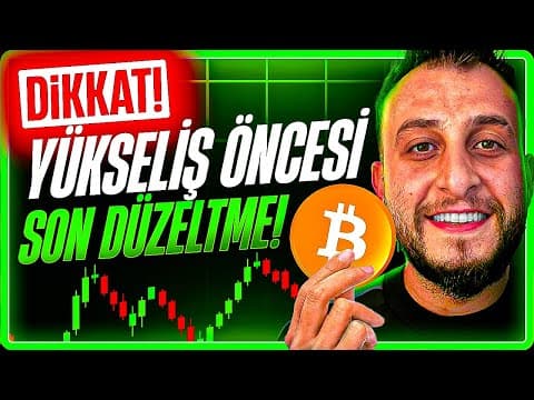 ACİL BTC ANALİZ | Altcoin Rallisi Öncesi Son Düzeltme mi?