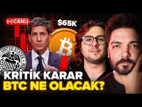 KRİTİK GÜN GELDİ! FED FAİZ KARARI AÇIKLANIYOR! BITCOIN NE OLACAK? 🔴 CANLI