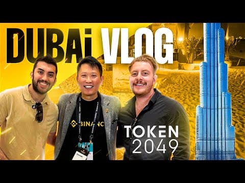 Dubai Token2049 Vlog| Eric Trump Konuştu, Biz Kazandık! +100$ Futures Trade | SUI BASECAMP