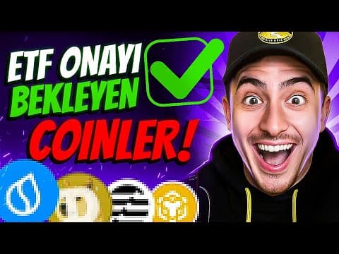 Kriptoda ETF Trendi Başlıyor | ETF Başvurusu Yapan Coinler (XRP ETF Onayı Kapıda mı?)