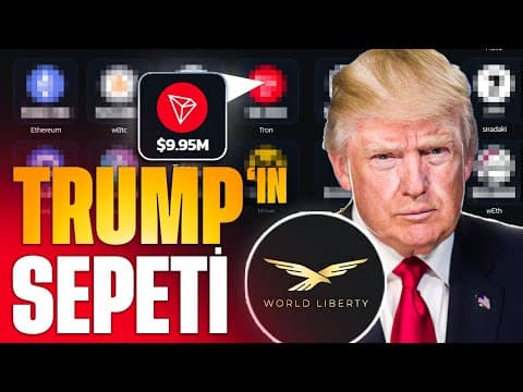 TRUMP'IN ALDIĞI COİNLER | World Liberty Financial Kripto Para Sepeti