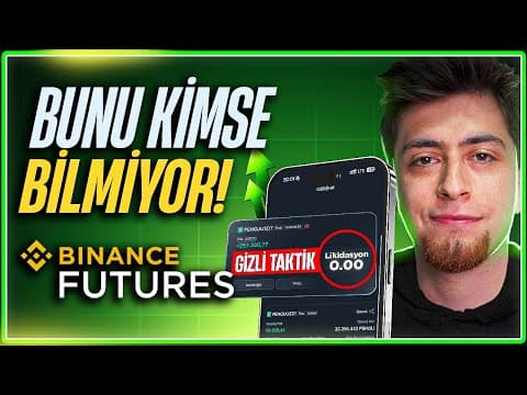 Binance Futures Bilinmeyen Özellikler! Liq Olmadan Nasıl İşlem Açılır?