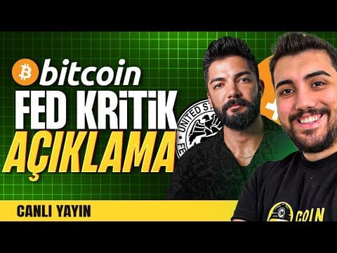 ALTCOİNLER İÇİN KRİTİK GÜN | Fed Faiz Açıklaması ve Powell Konuşması
